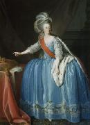 unknow artist, Portrait of Queen Maria I of Portugal in an 18th century painting